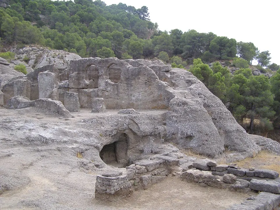 The rock-cut church of Bobastro, 10th century.
