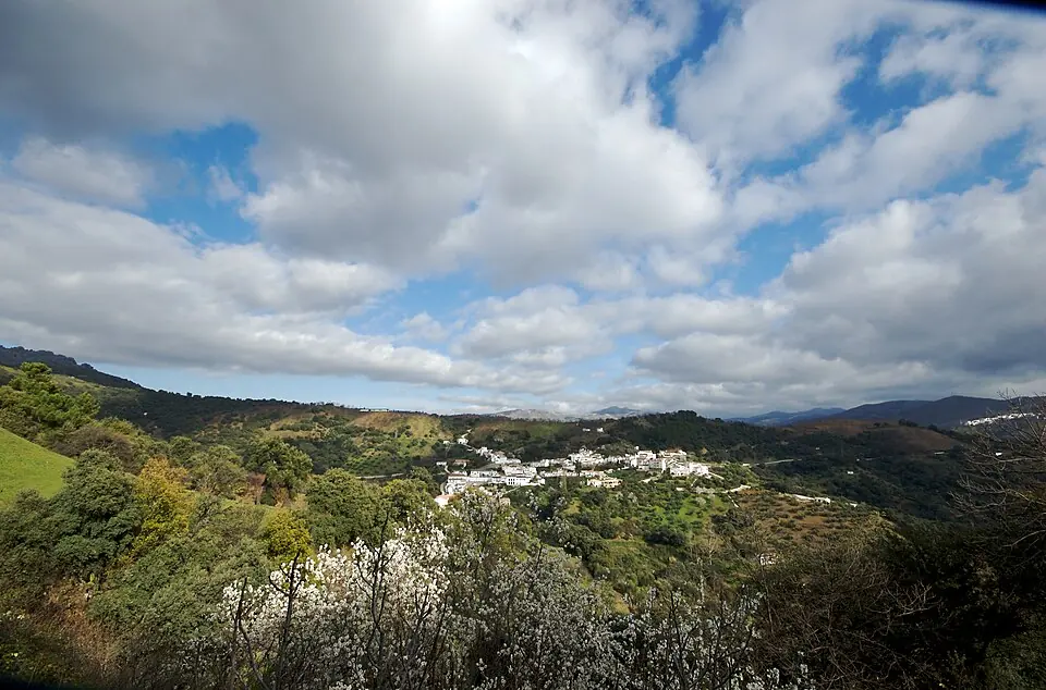 Júzcar, the blue village of the Genal valley.