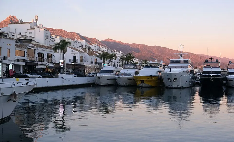 Puerto Banús, Marbella's luxury marina.