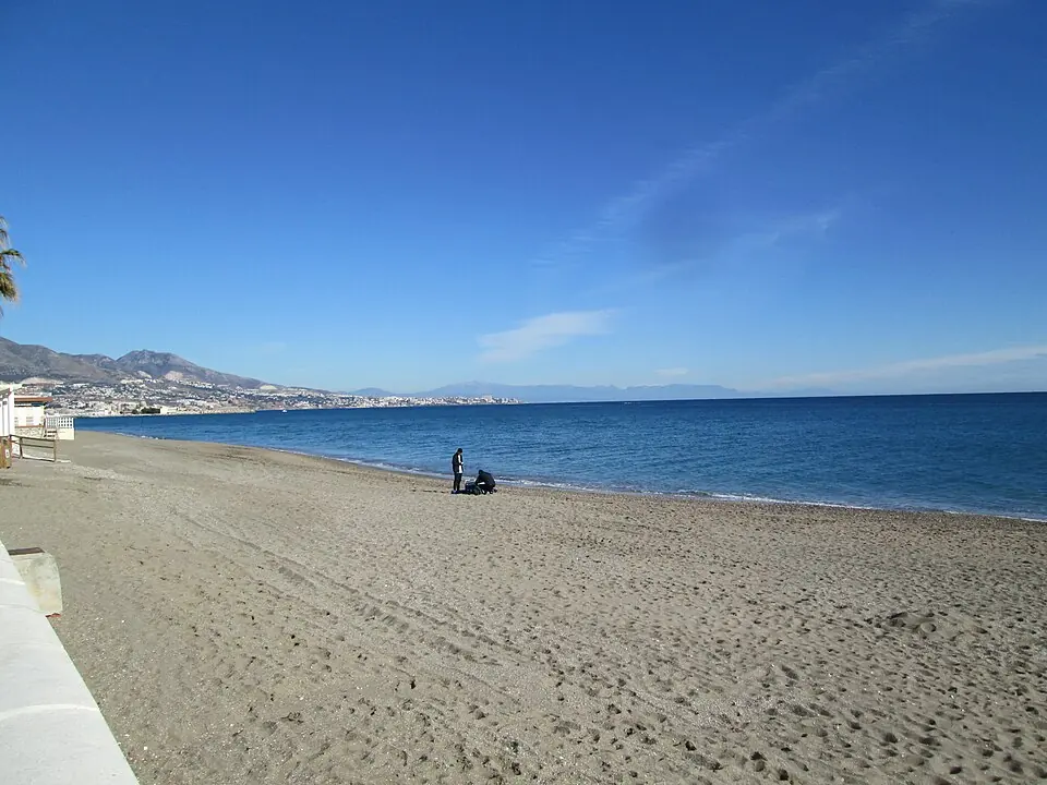 Santa Amalia beach in Fuengirola.