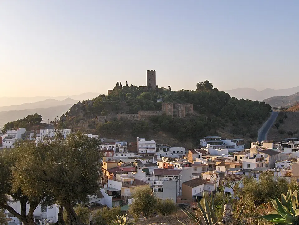The fortress of Vélez-Málaga, capital of the Axarquía.